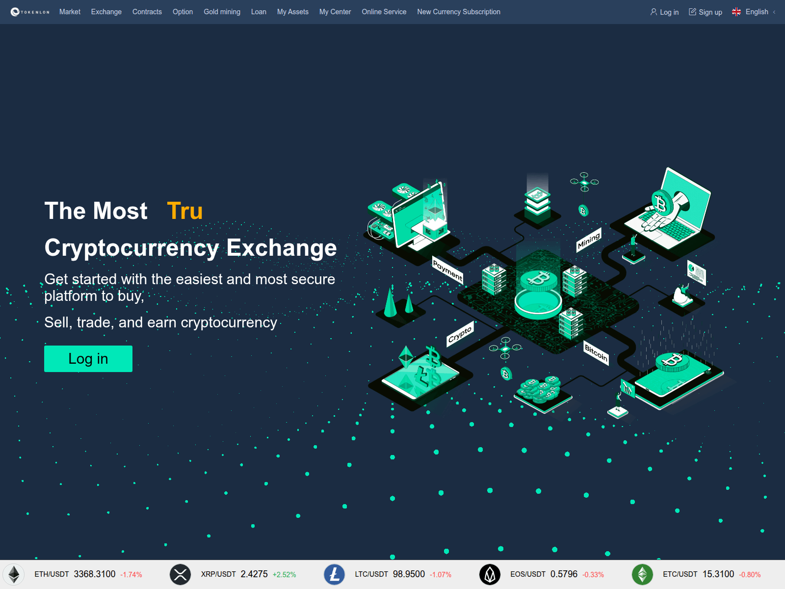 Screenshot of idotokenlon.com