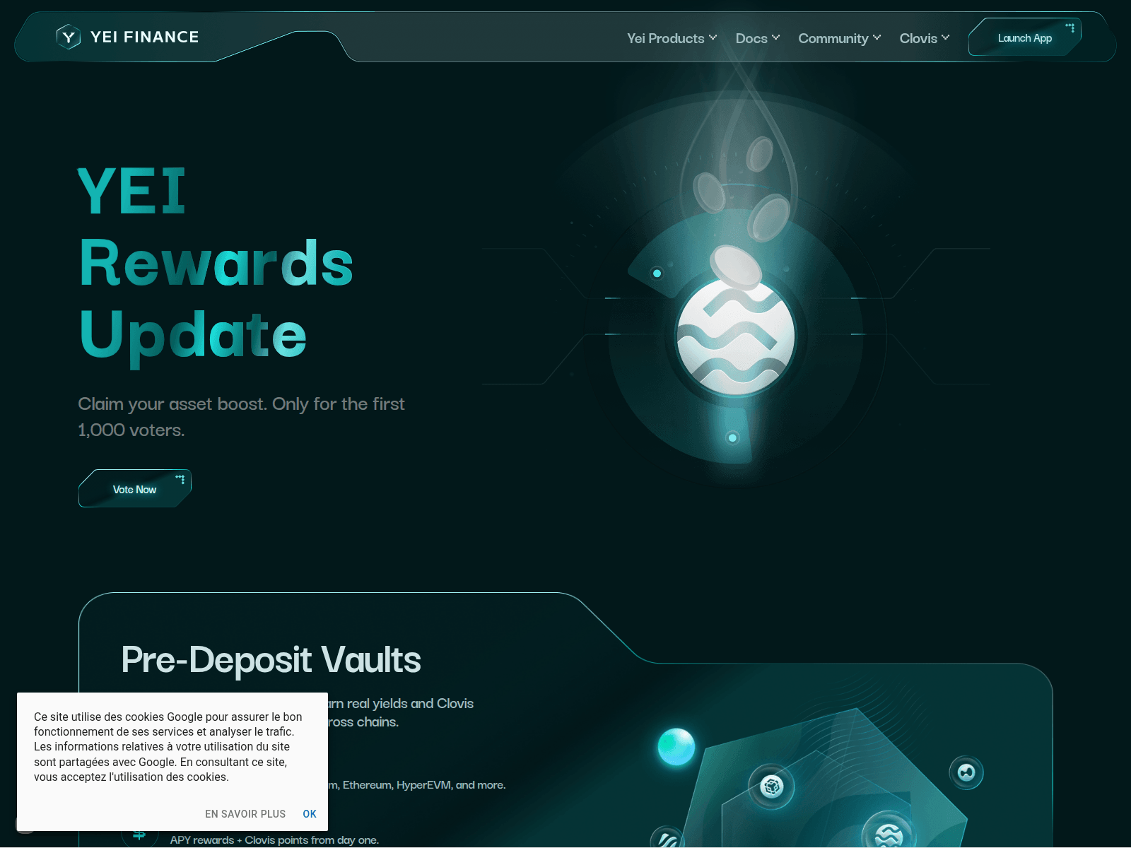 Screenshot of vote-yeifi.com