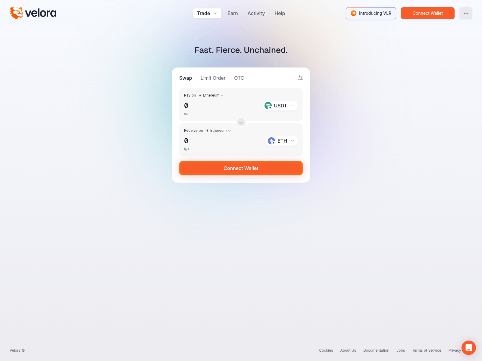Screenshot of veloras.xyz