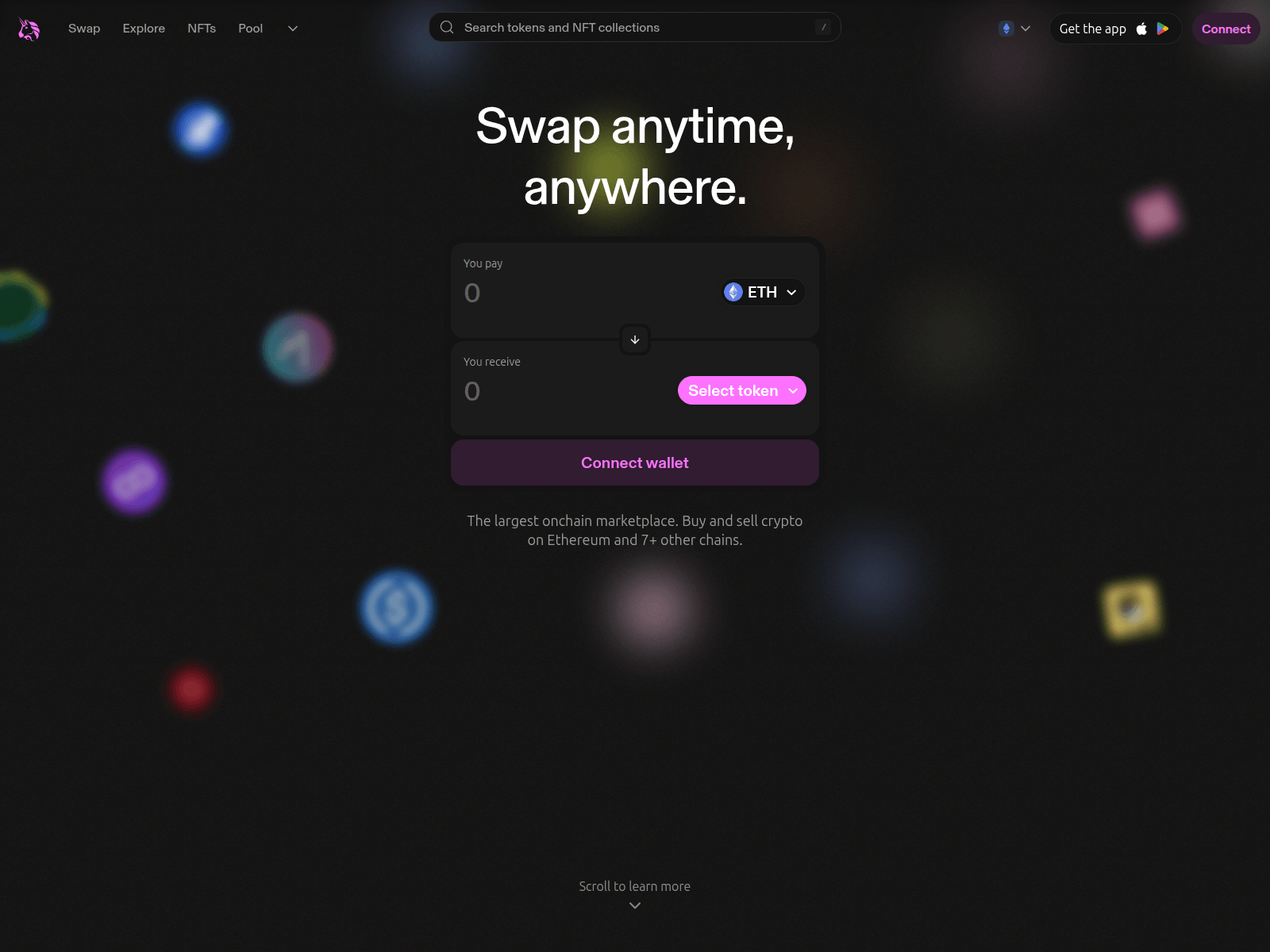 Screenshot of unniswap.com
