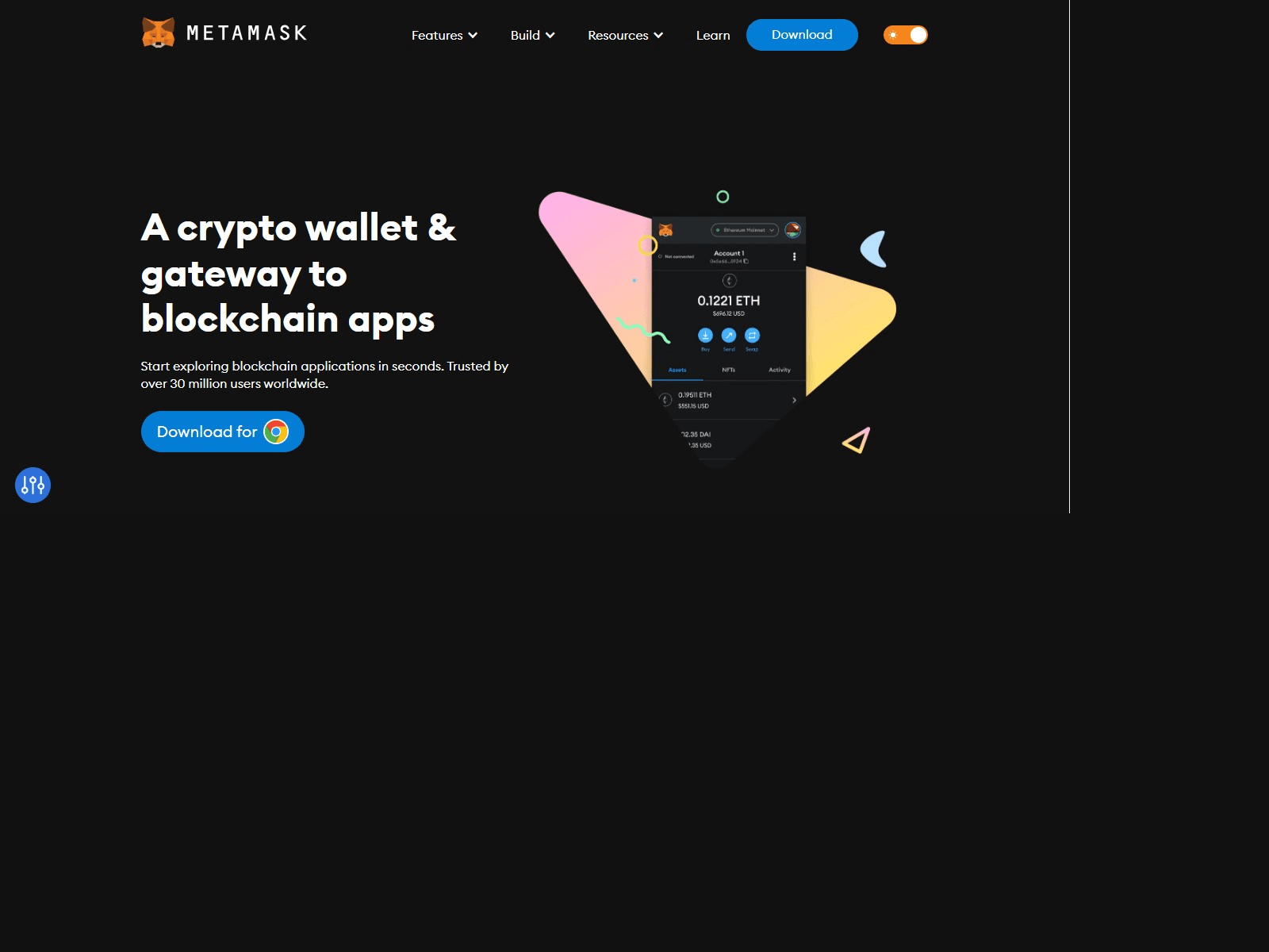 Screenshot of spprotmettamask.webflow.io