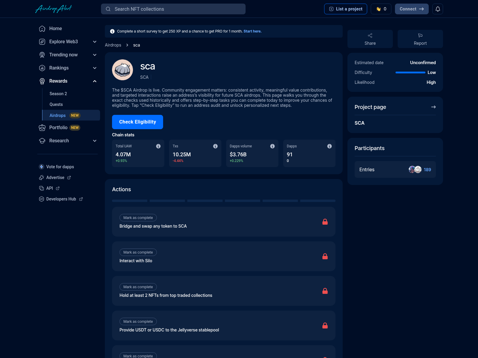 Screenshot of sca.airsdropsalerts.click