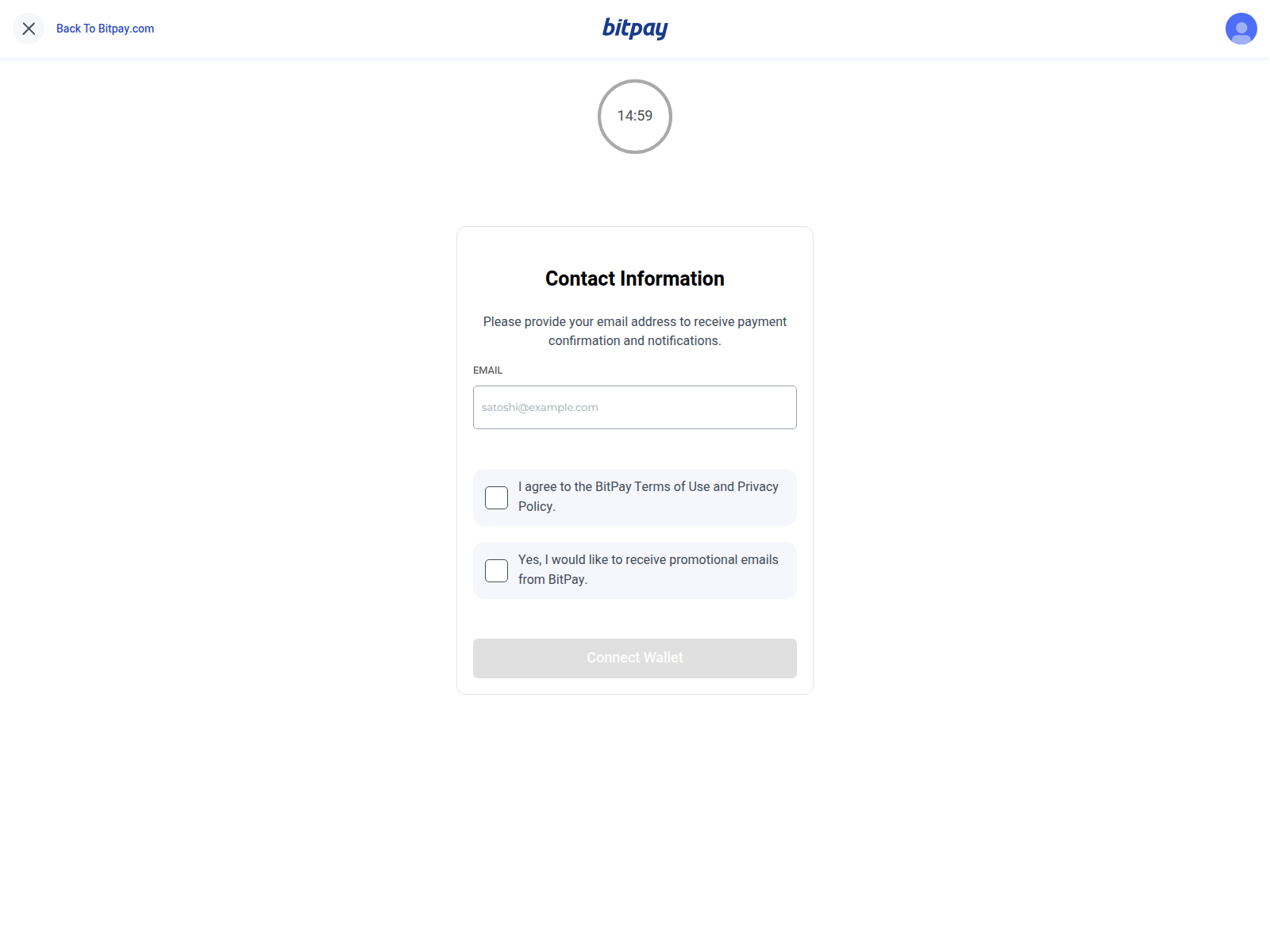 Screenshot of bitpay-payment.com