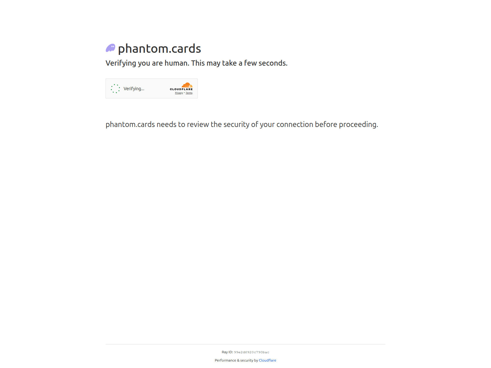 Screenshot of phantom.cards