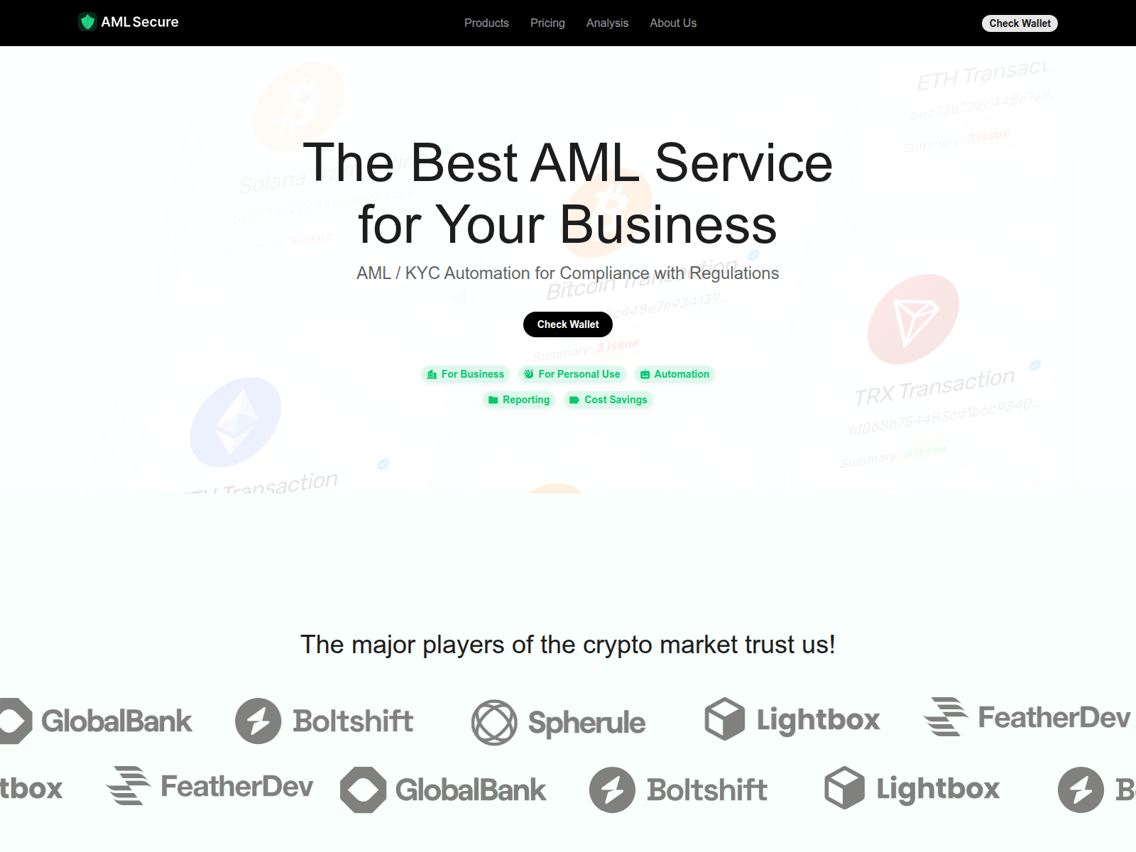 Screenshot of amlsecurity.world