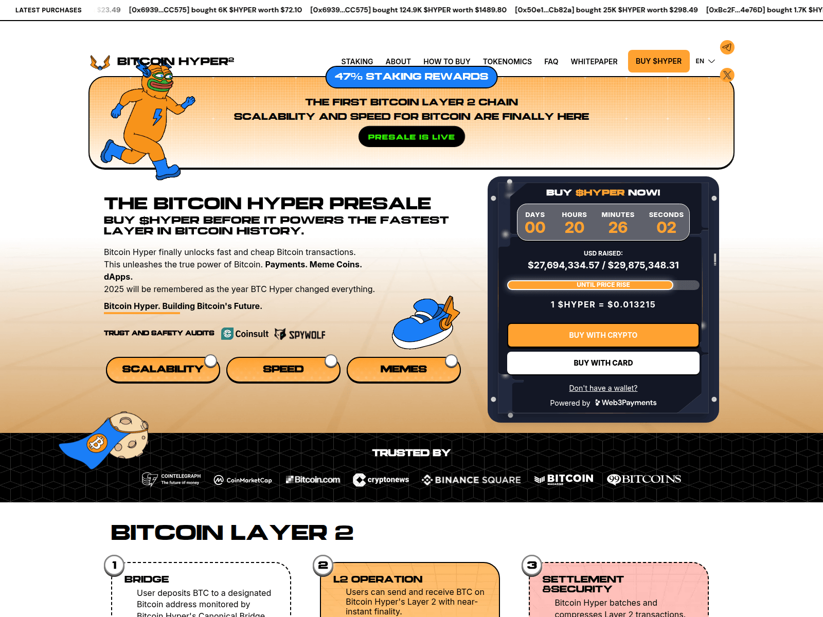Screenshot of bitcoinhyper.de