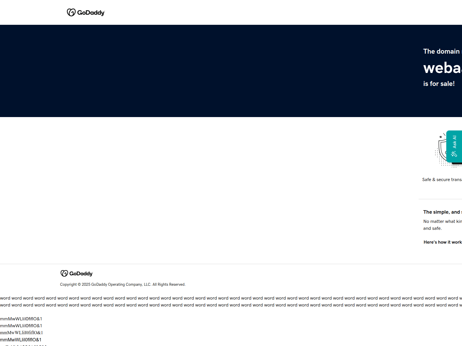 Screenshot of webaave.xyz