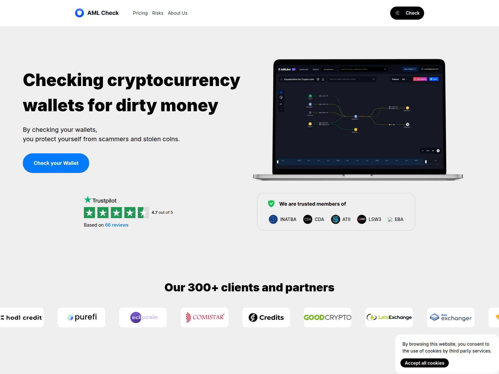 Screenshot of walletcheck.cc