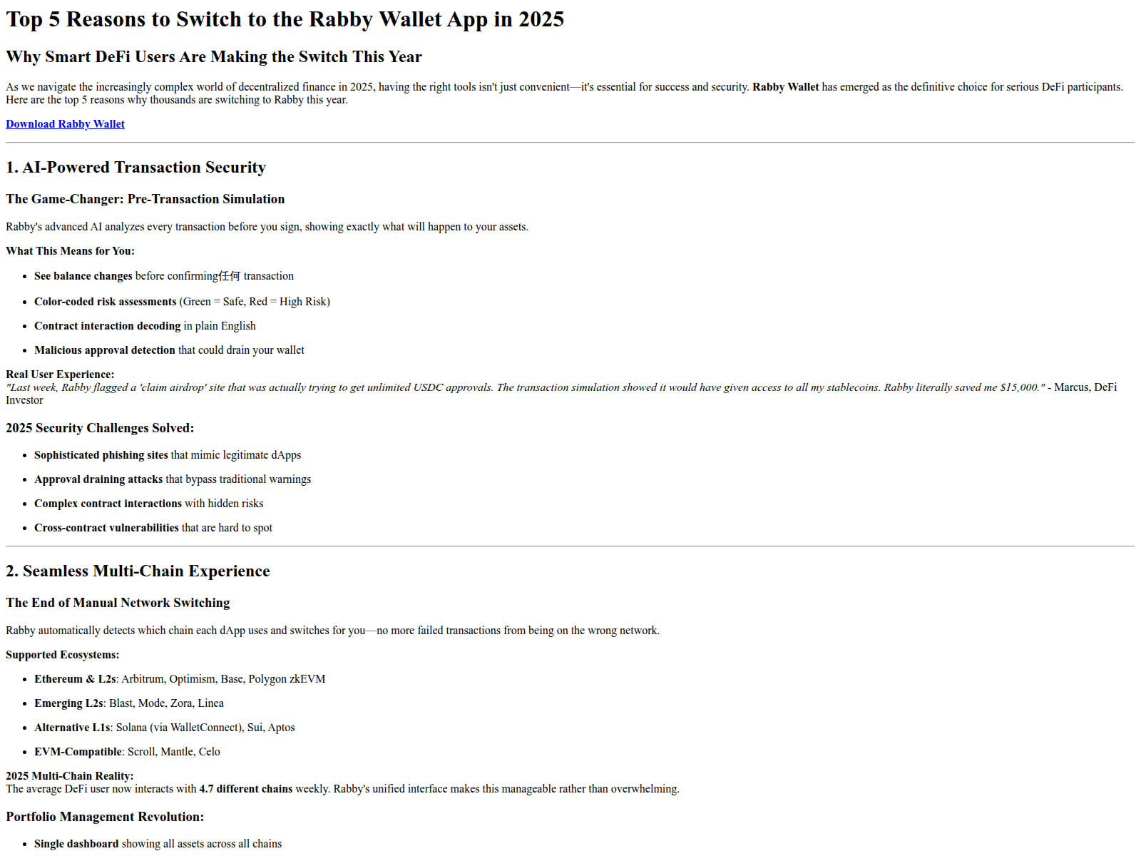 Screenshot of explore-rabby-wallet-app.pages.dev