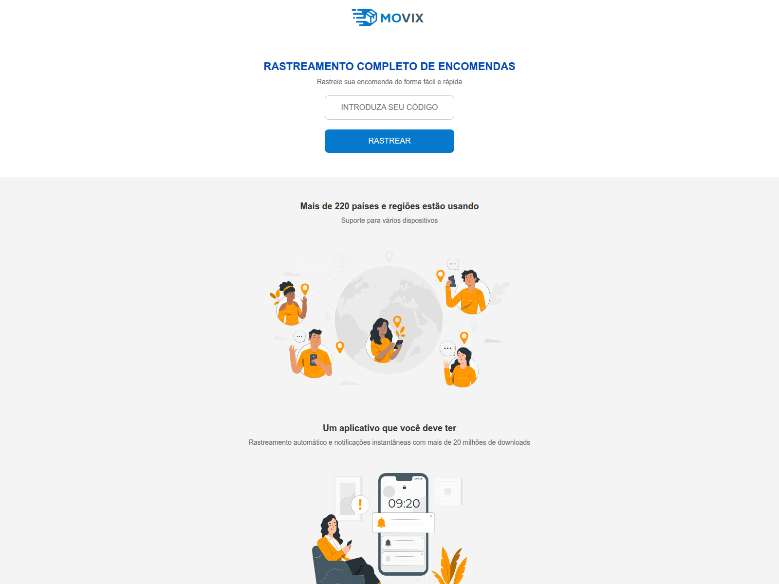 Screenshot of movixtransportadora.com