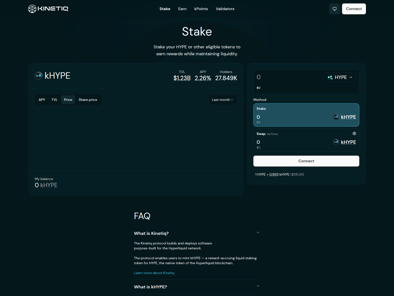 Screenshot of kenetiq.xyz
