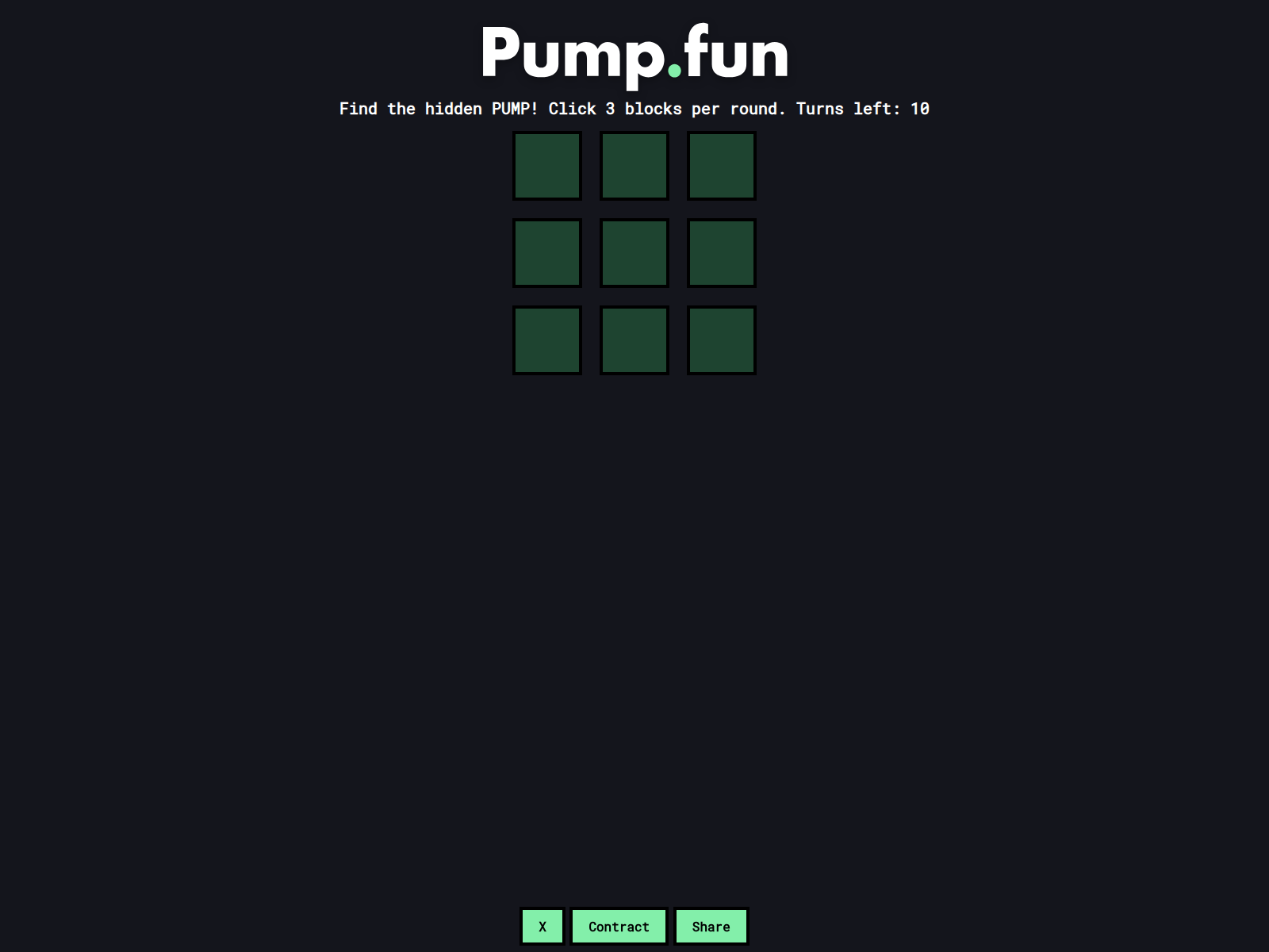 Screenshot of pumpxt.xyz