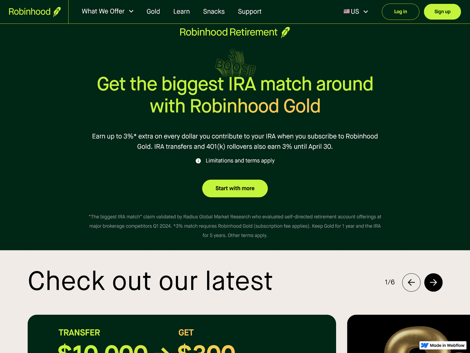 Screenshot of sso-web-robinhood-n-com--auth.webflow.io