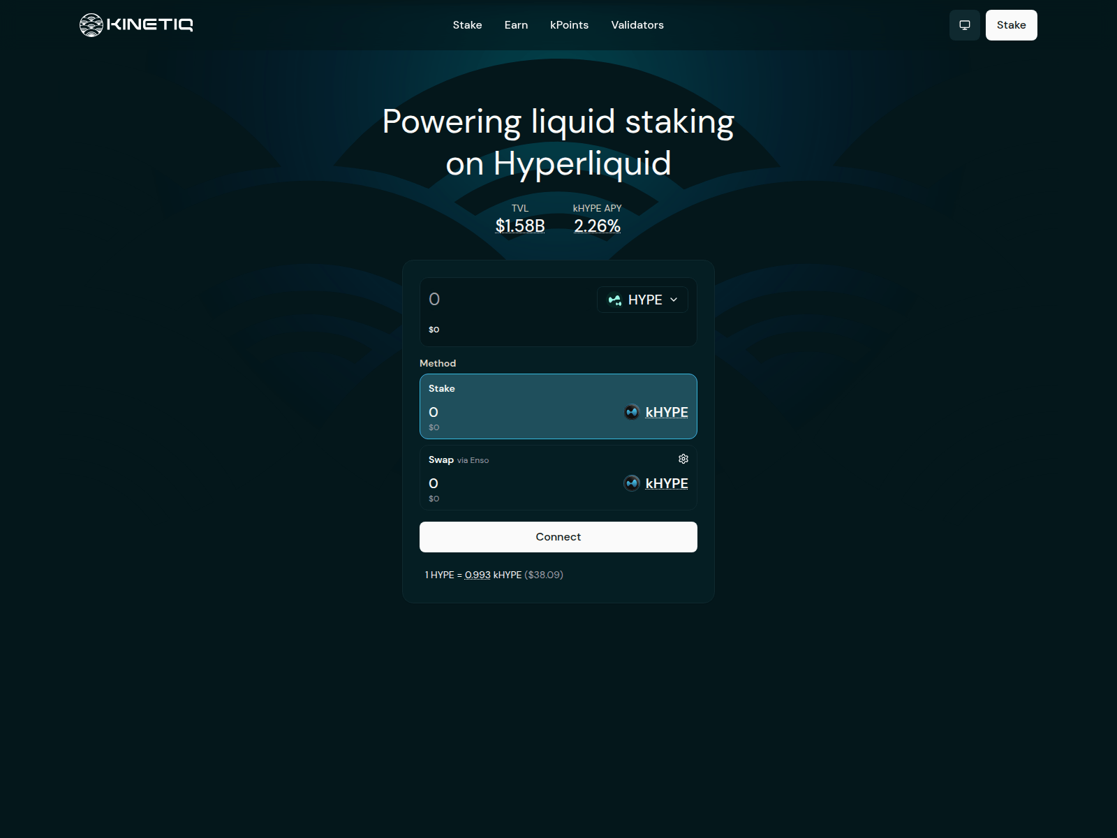 Screenshot of kineitiq.xyz