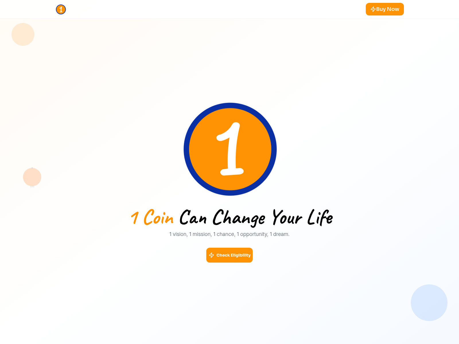 Screenshot of 1coinofsolana.com