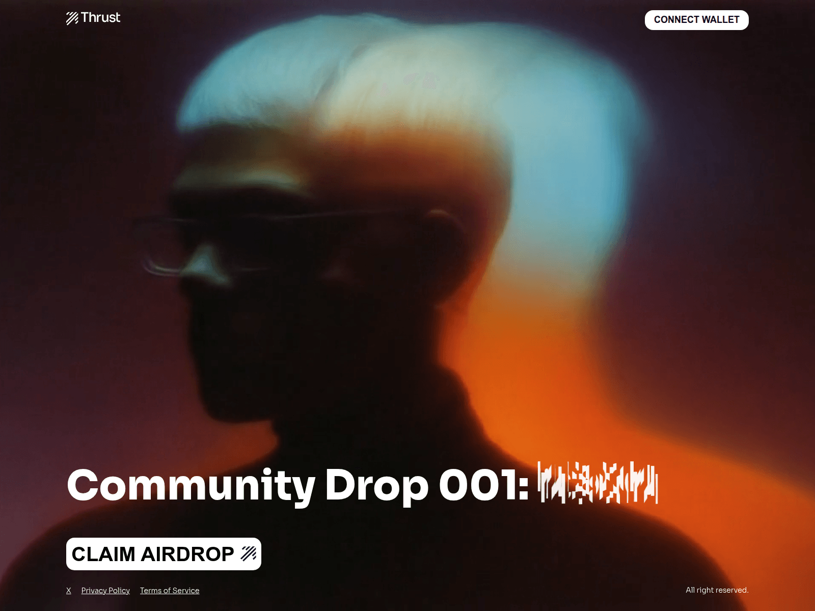 Screenshot of thrustsolana.xyz