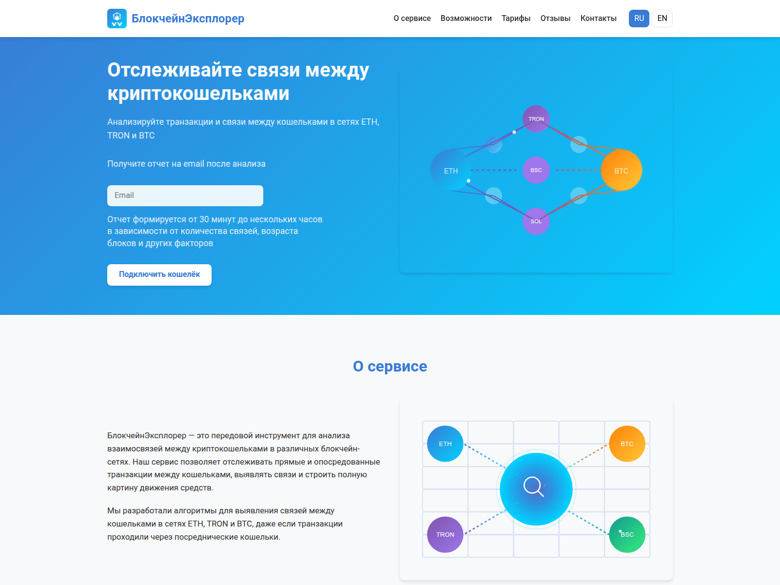 Screenshot of blockchainexplorer.top