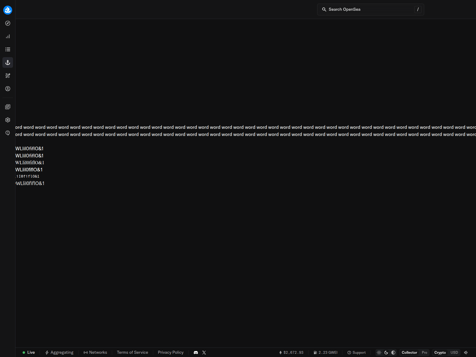 Screenshot of opensea.io.offervnft.com