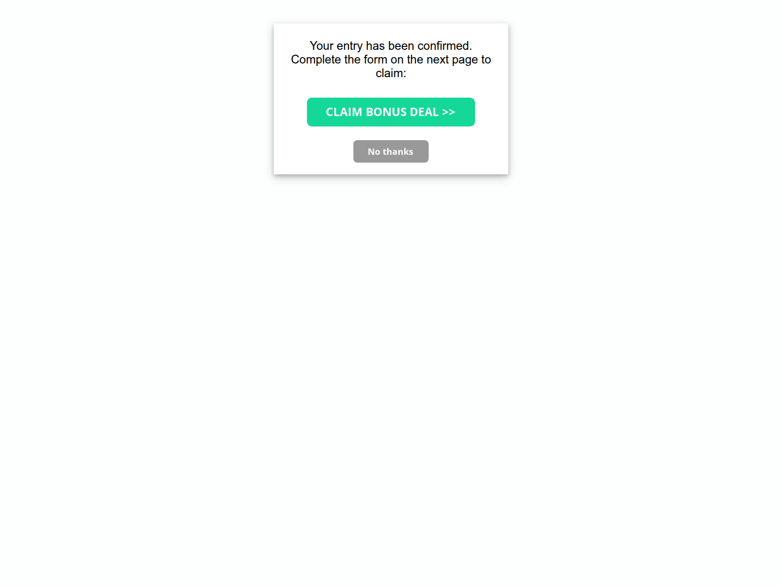 Screenshot of prizes77.com