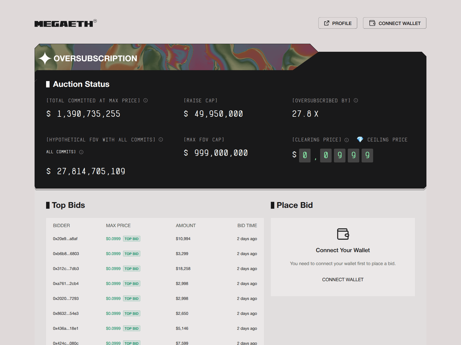 Screenshot of megaeht.click
