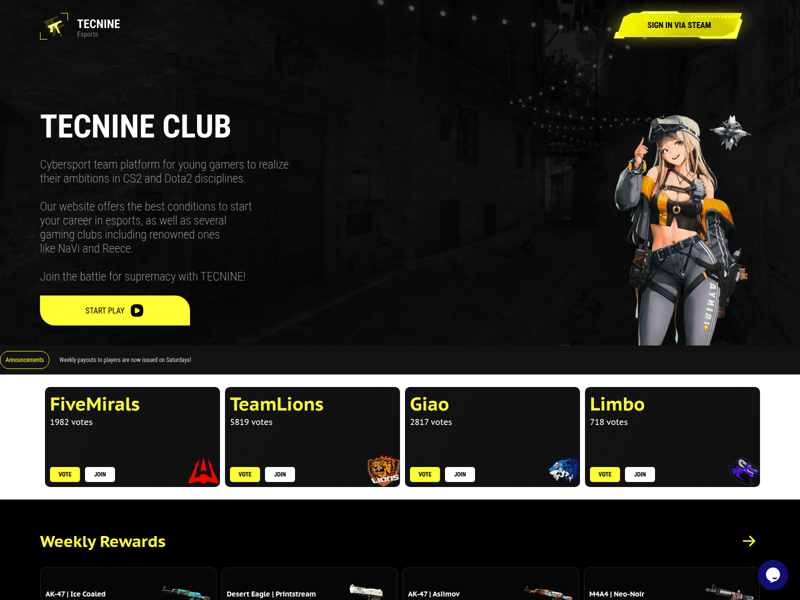 Screenshot of aimtournament.com