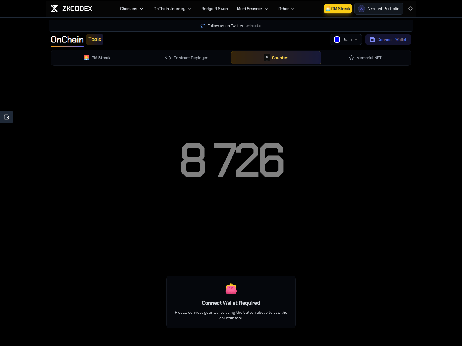 Screenshot of zkcodex.vercel.app