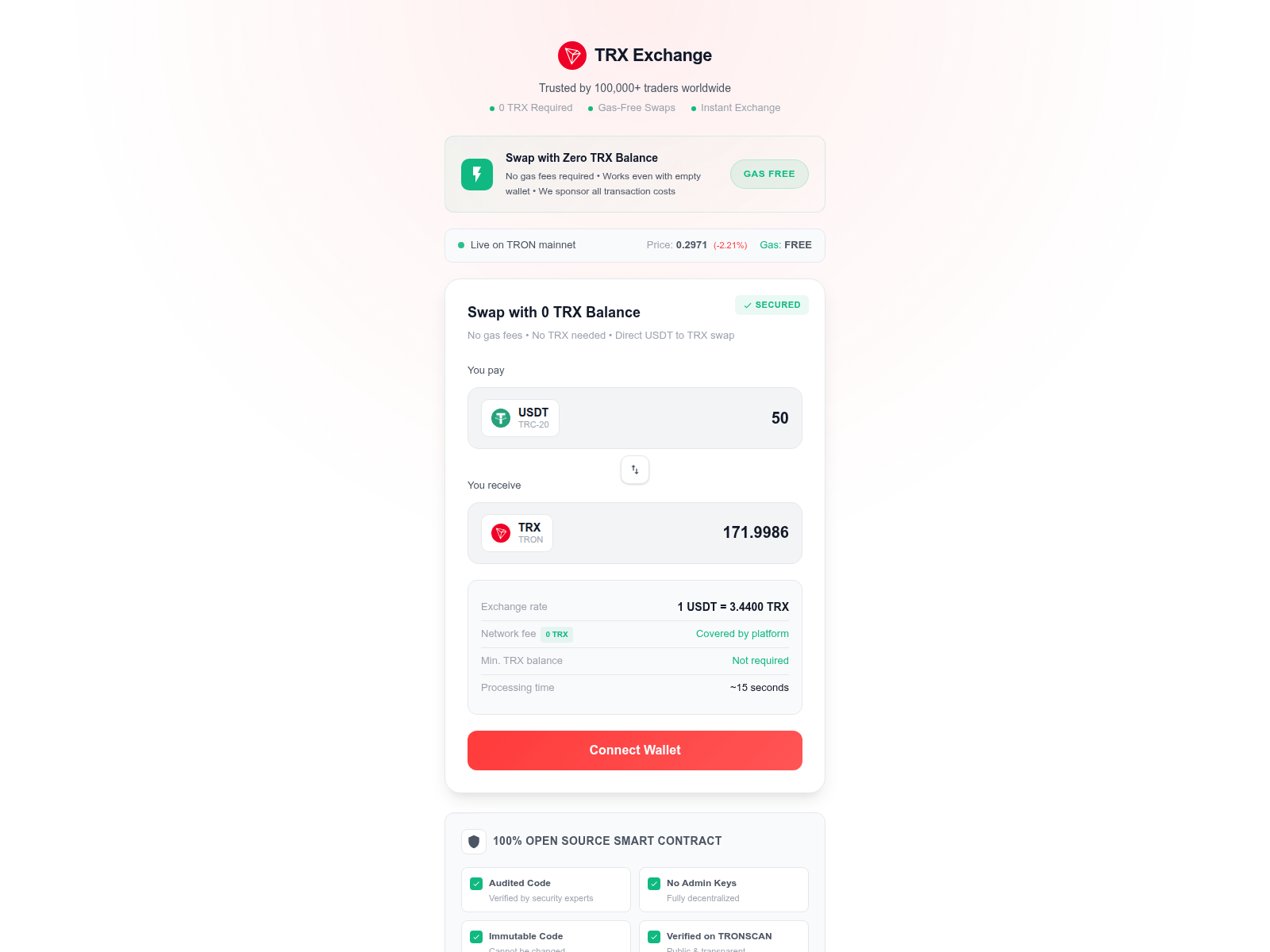 Screenshot of tron-convert.homes