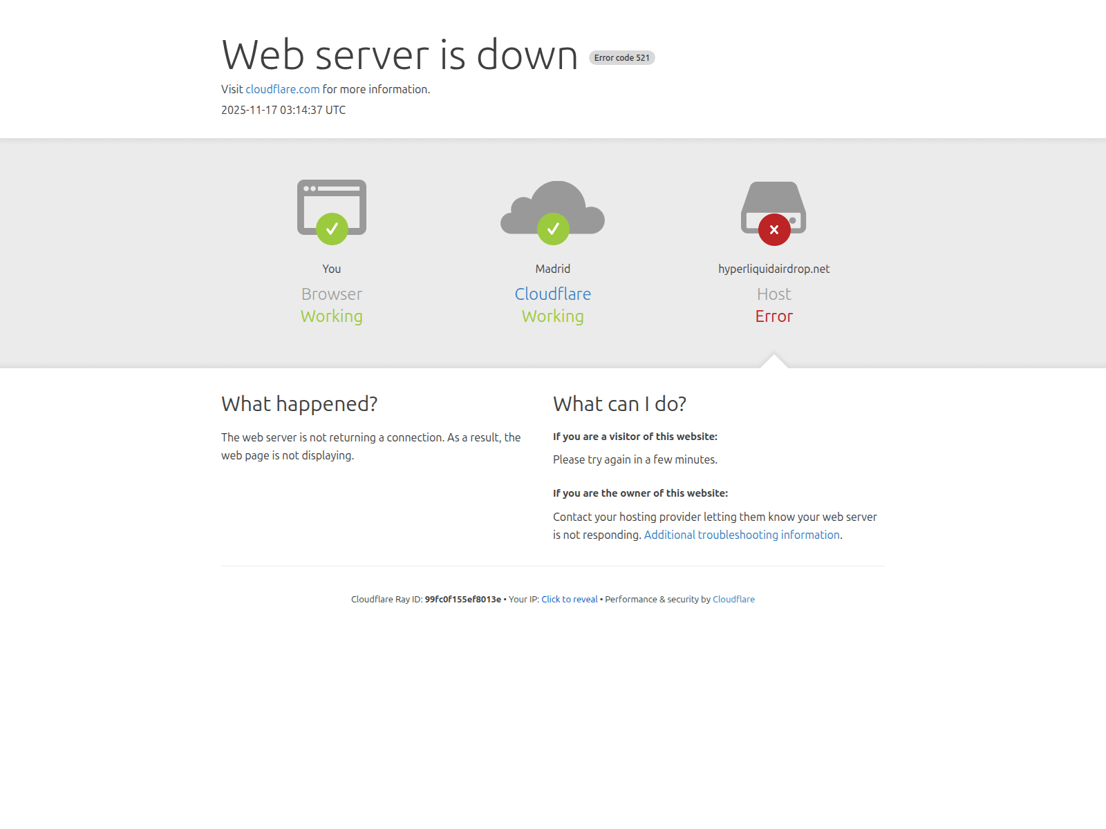 Screenshot of hyperliquidairdrop.net