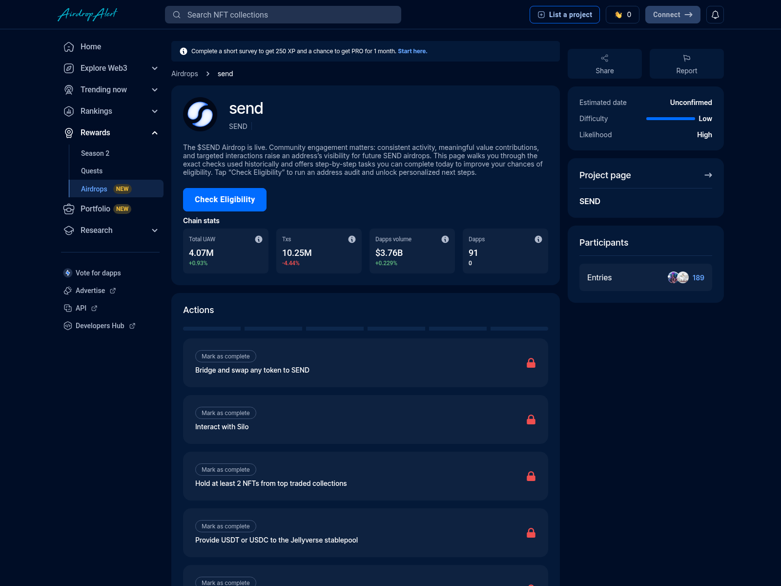 Screenshot of send.portal-drops.cfd