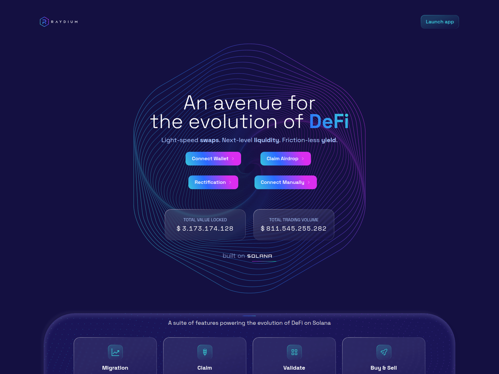 Screenshot of dappsolchain.com