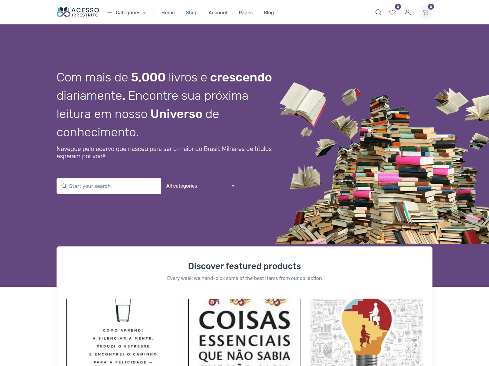Screenshot of acessoirrestrito.com