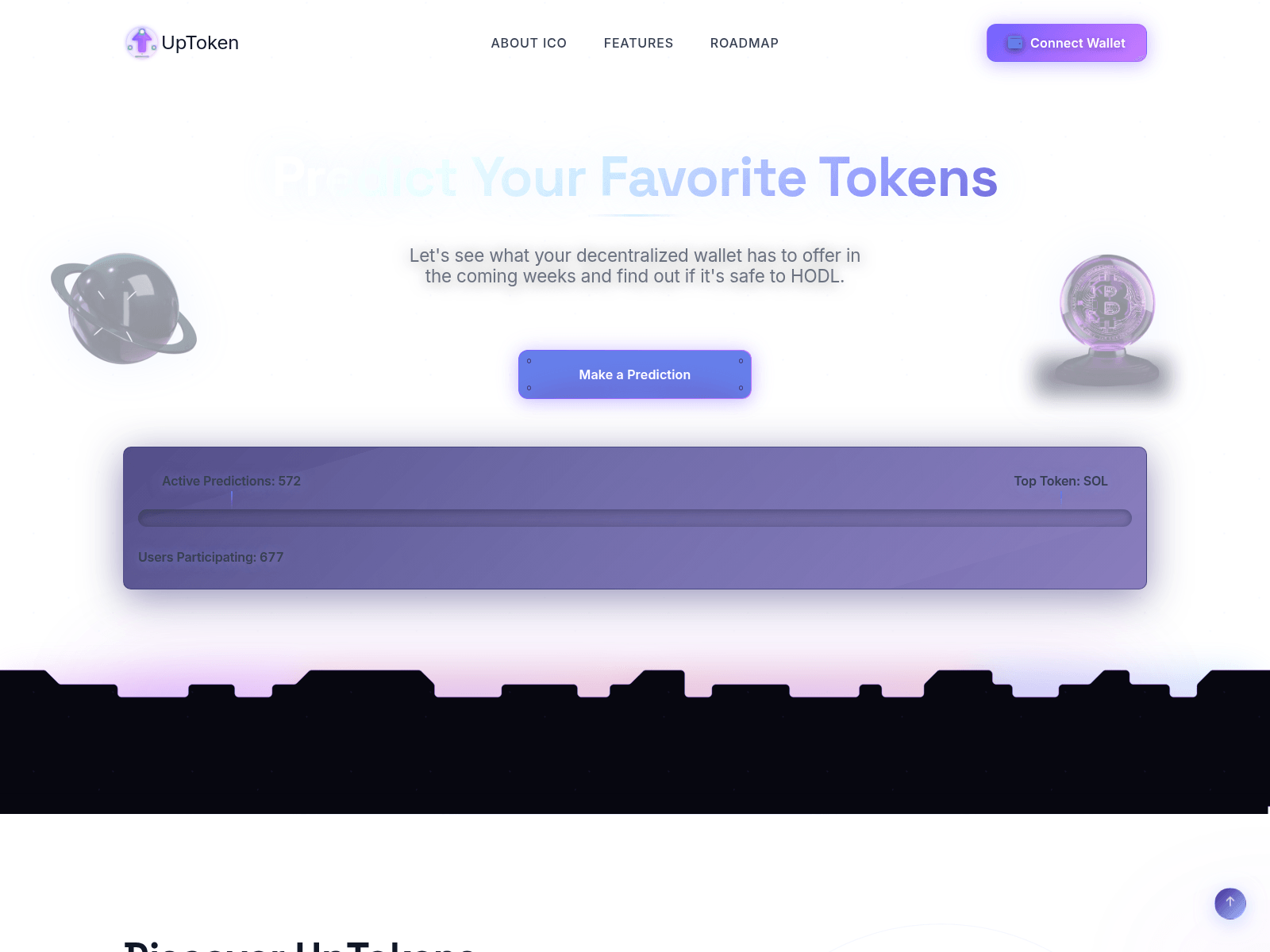 Screenshot of uptoken.app