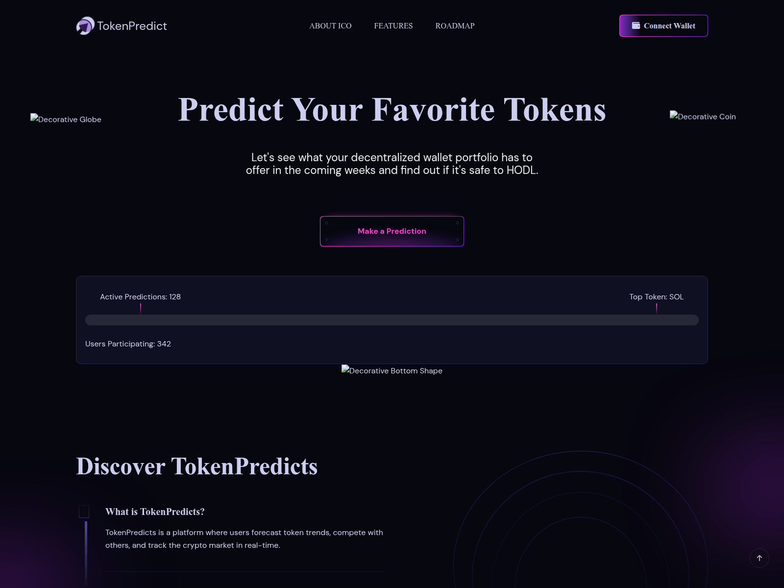 Screenshot of topredict.app