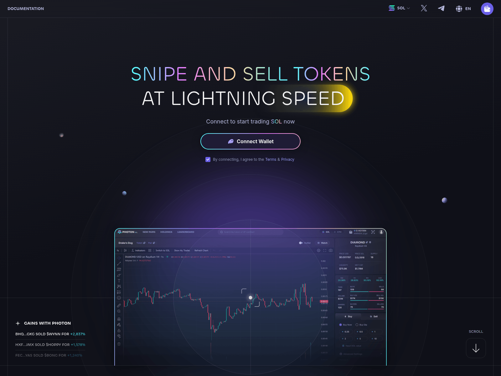 Screenshot of photon-sol.com
