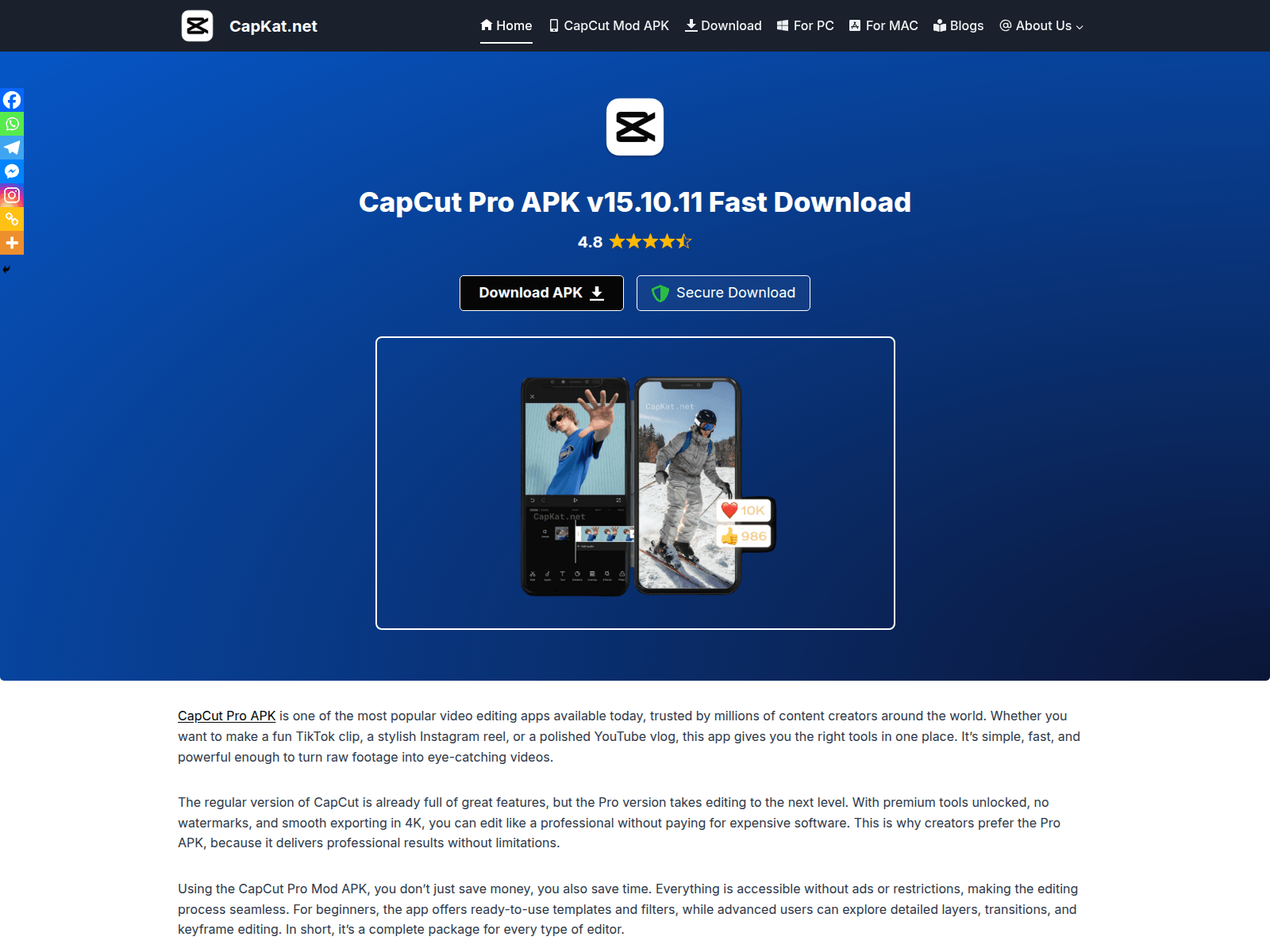 Screenshot of capkat.net
