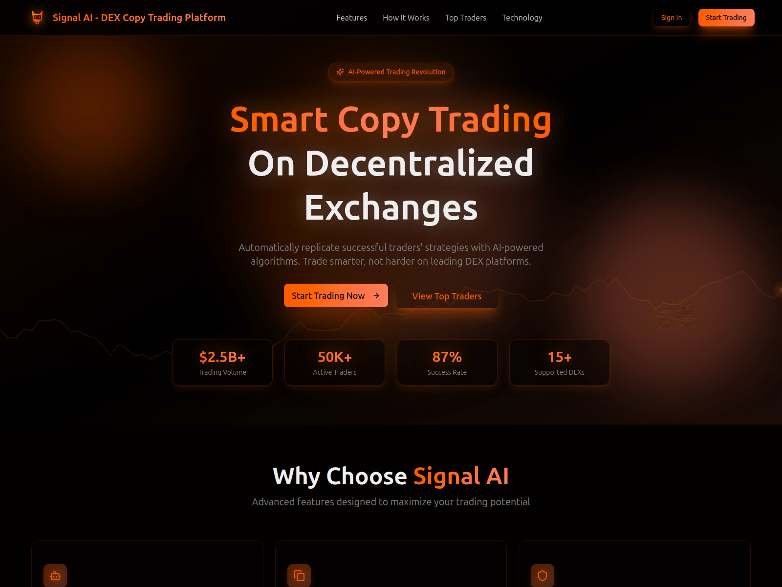 Screenshot of signaldex.info