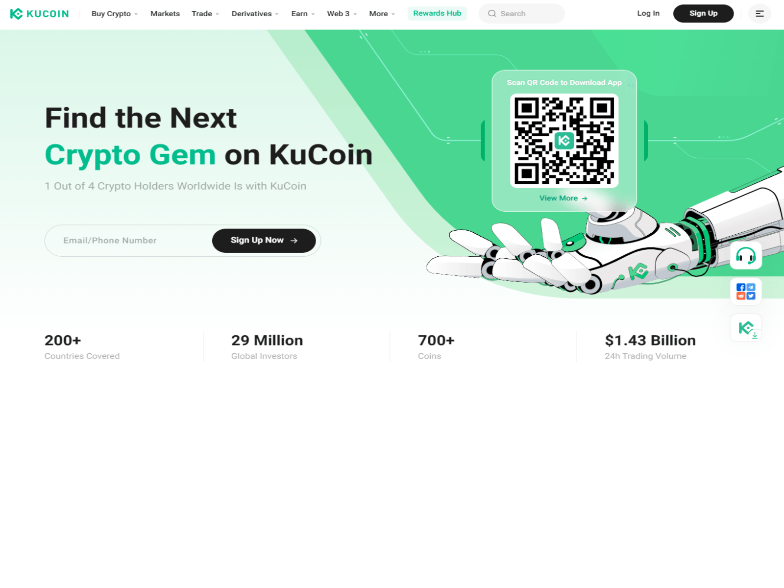 Screenshot of kucoinhzlogin.webflow.io