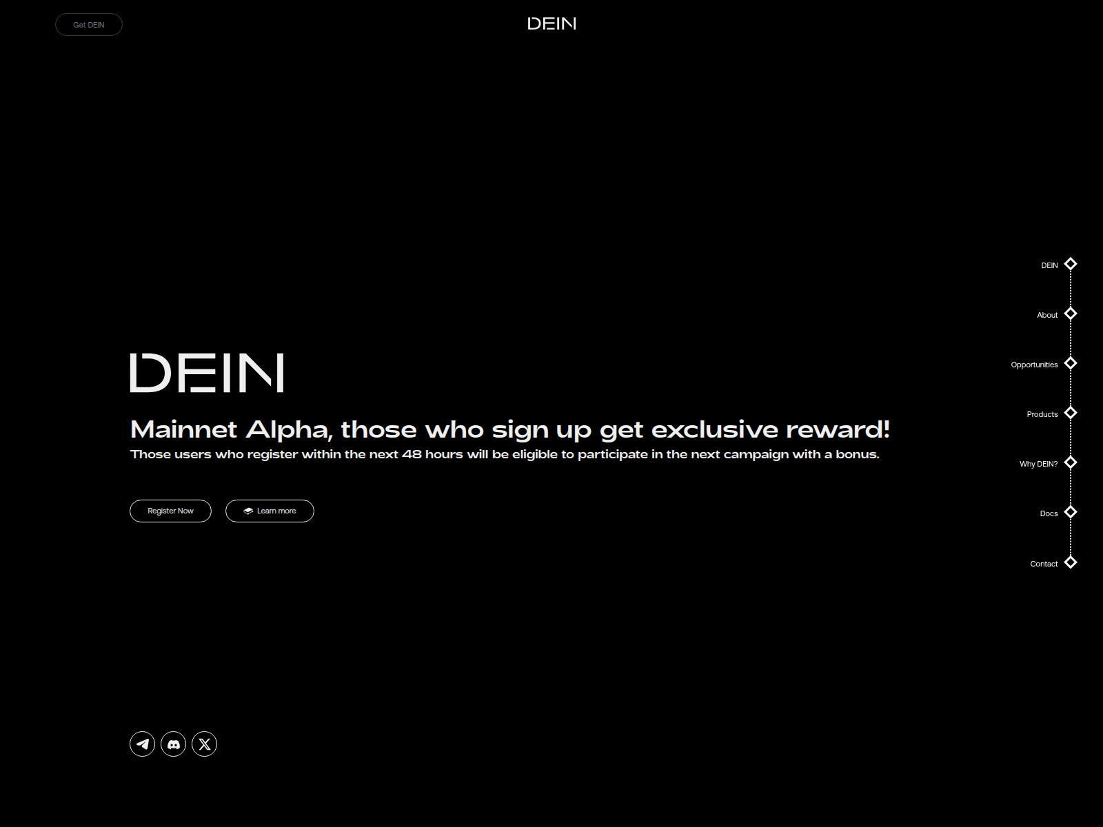 Screenshot of dein-vote.com