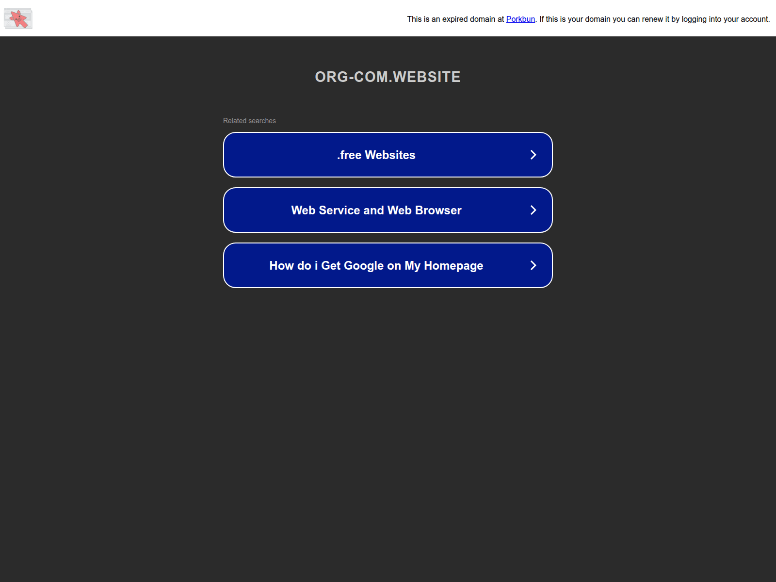 Screenshot of org-com.website