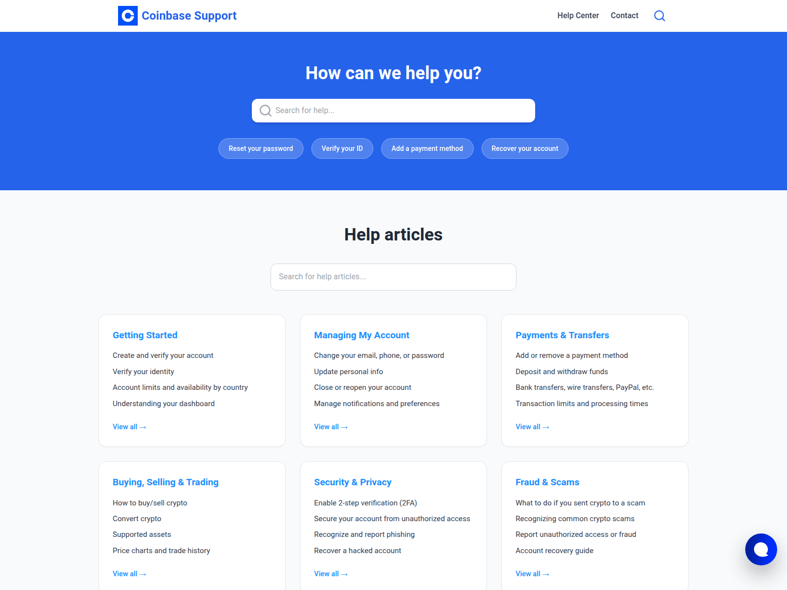 Screenshot of chat-coinbase-support.com