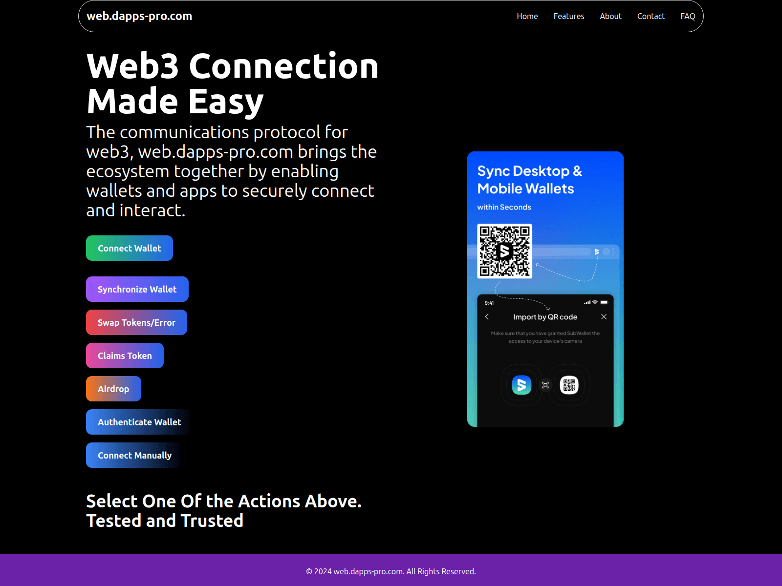 Screenshot of web.rpcnodeprotocol.network