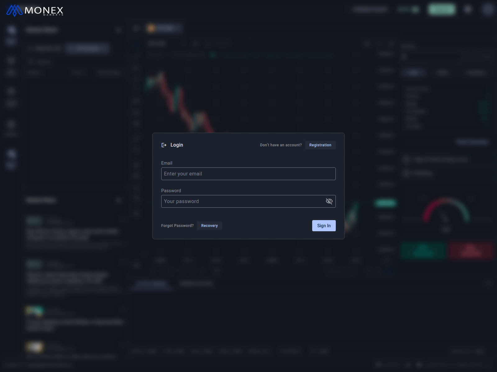Screenshot of web.monex-market.com