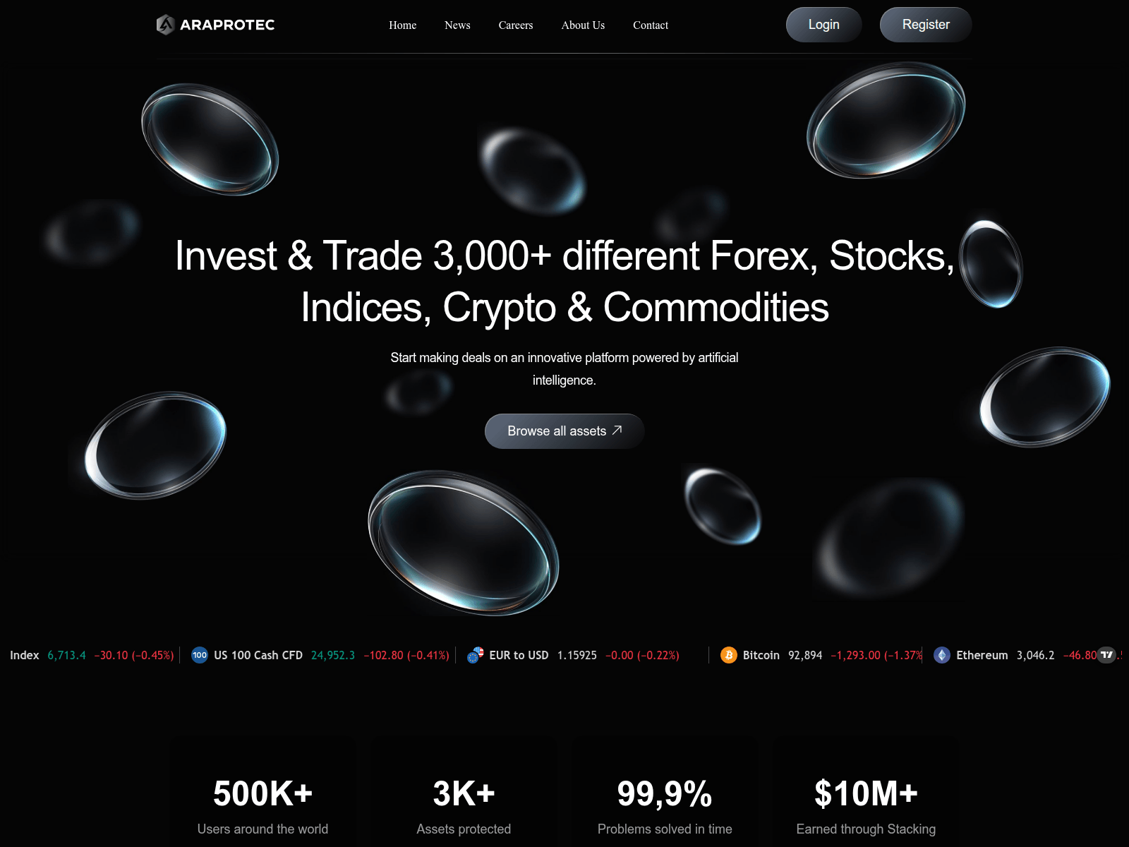 Screenshot of ara-protec.com