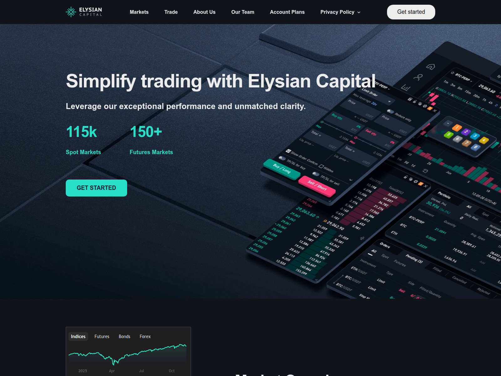 Screenshot of elysnltd.com