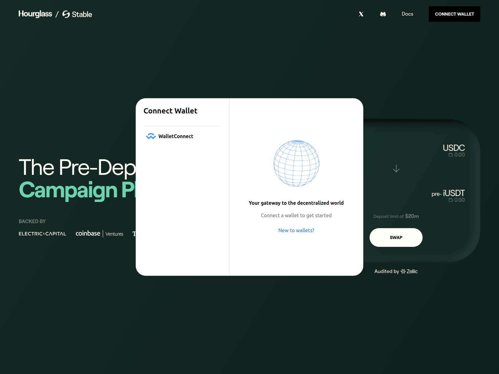 Screenshot of kyc-hourglass.com