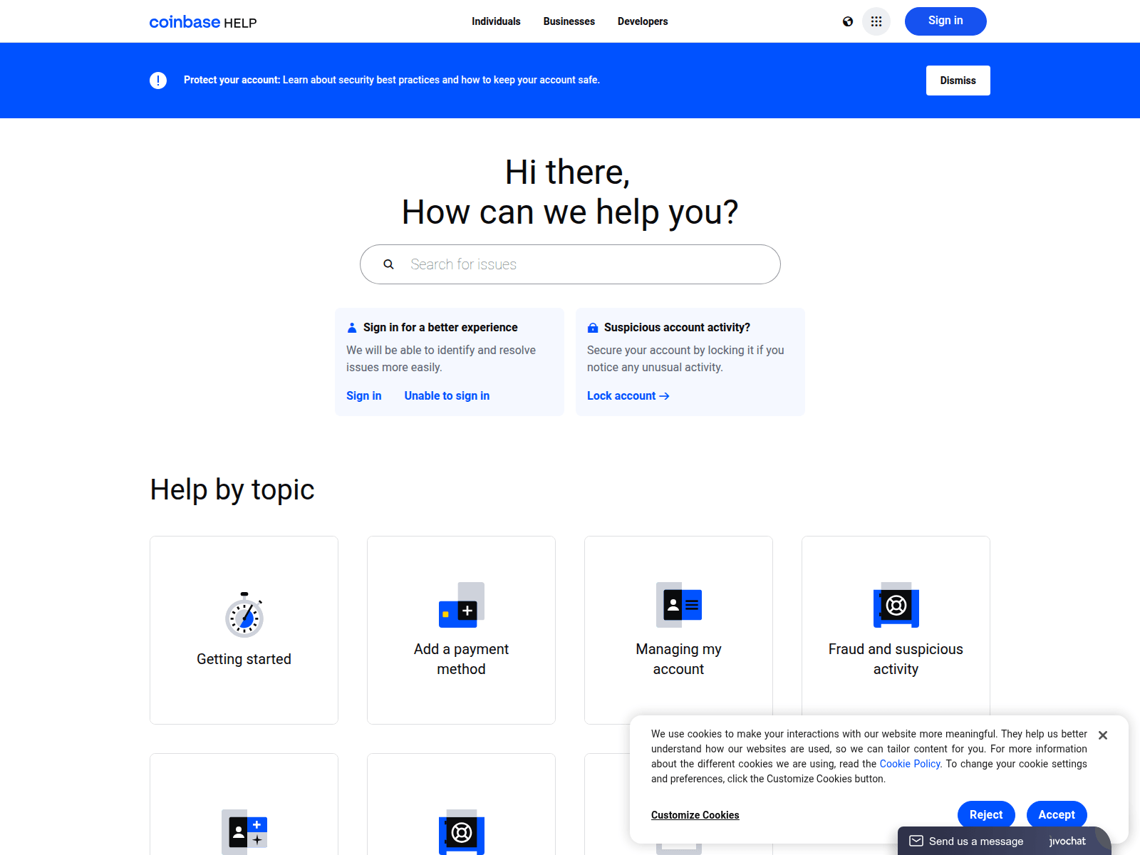 Screenshot of coinbase-archive.vercel.app