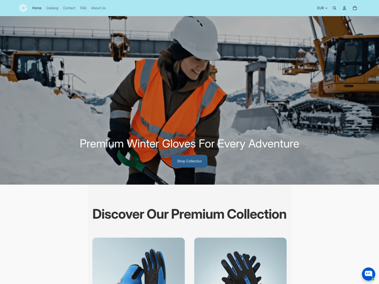 Screenshot of glovotex.com