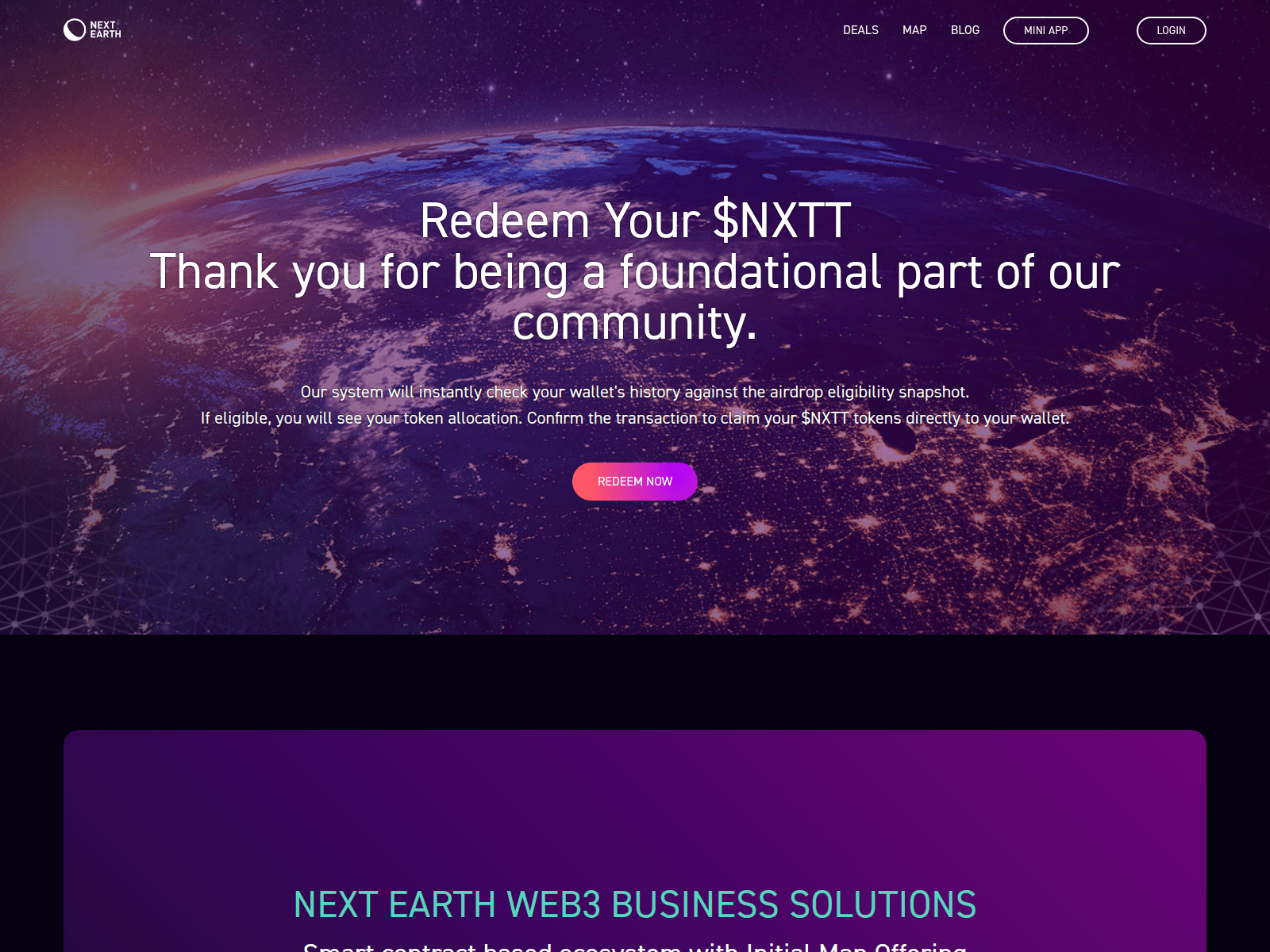 Screenshot of nextearth.app