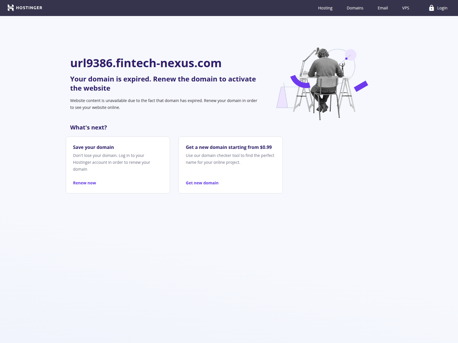 Screenshot of url9386.fintech-nexus.com