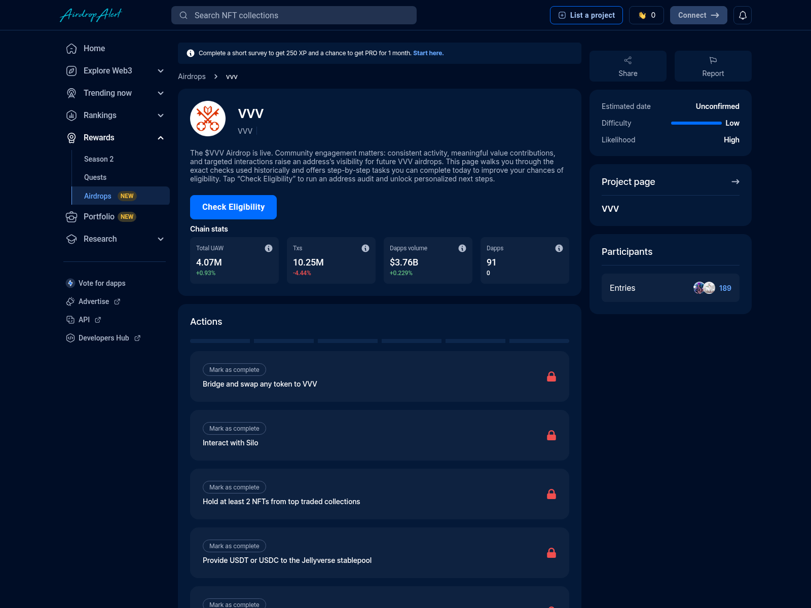 Screenshot of airdrpsalerts.info